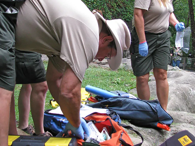 Rangers are trained EMTs