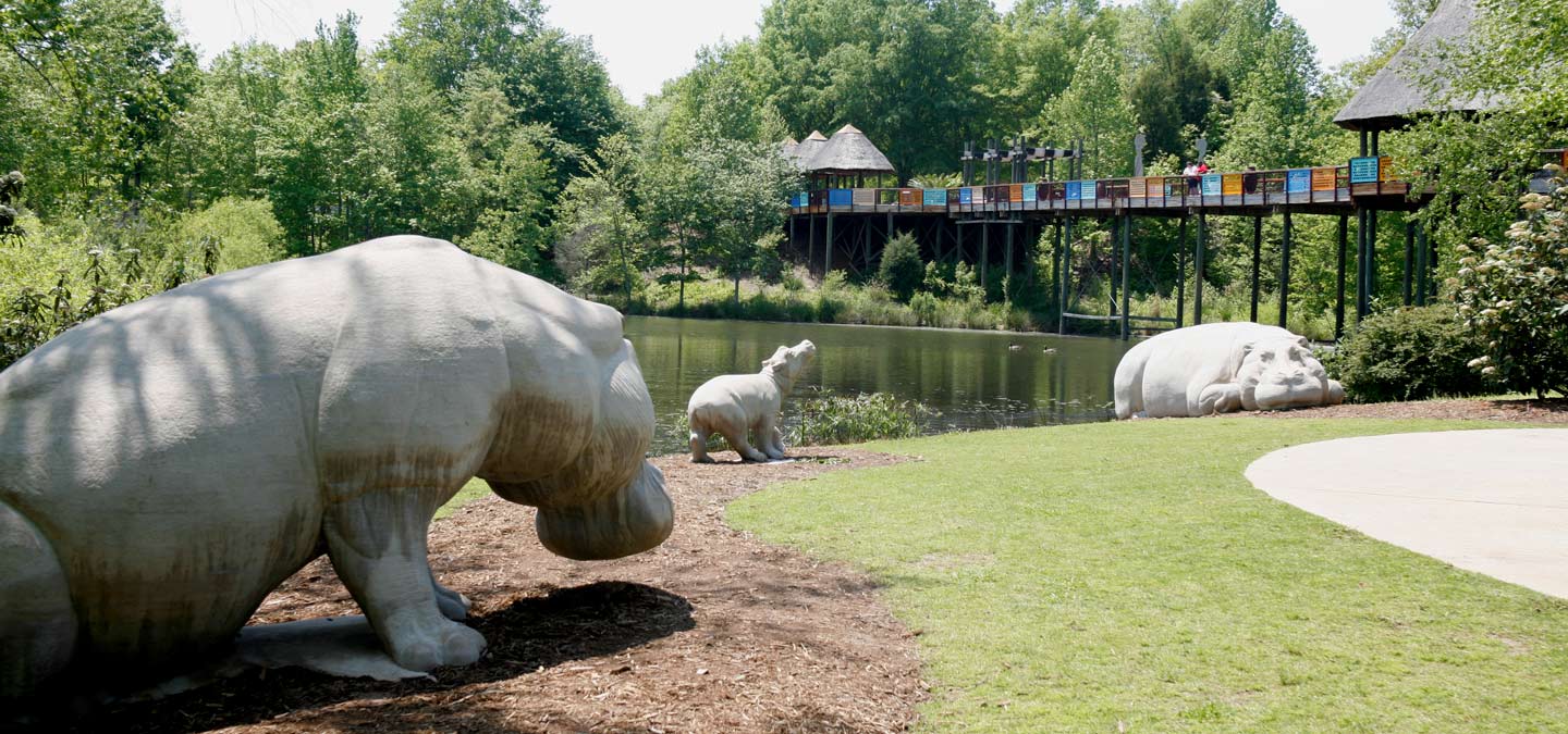 Hippo Pod North Carolina Zoo