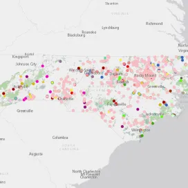 Conservation can come in many forms, from the conservation of wildlife and wild places here at the Zoo, to the conservation of historical sites and land to preserve and honor history.
The NC African American Heritage Commission, a sister division of the Zoo under the NC Department of Natural and Cultural Resources partnered with Conservation Trust for North Carolina to celebrate the state’s rich history. In honor of Black History Month, we are highlighting this partnership and the collaborative projects between them, including the African American Heritage & Culture of North Carolina Digital Asset Map. @northcarolinaaahc
Throughout the 100 counties, our land holds the stories of significant African American heritage sites along the Underground Railroad to the Civil Rights Movement, once-segregated parks and beaches, Rosenwald School sites, and much more. This map can be used as a tool for people across the state to elevate our awareness of rich African American heritage and culture.
Check it out the map here and learn more about the NC African American Heritage Commission: https://nc.maps.arcgis.com/apps/webappviewer/index.html?id=e5684374f26b496eb2202bcb1c1c2c02