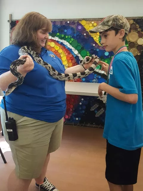 Snake animal ambassador